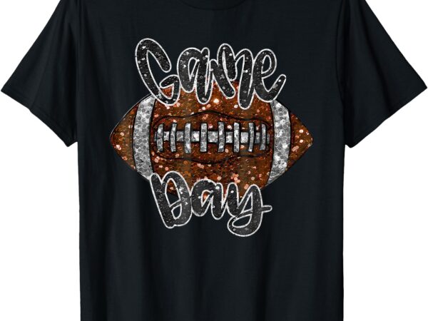 Game day football football lover fall autumn gift women girl t-shirt