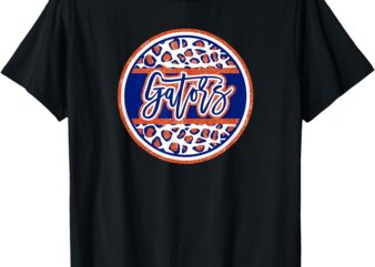 Gators School Sports Fan Team Spirit Mascot Heart T-Shirt