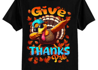 Give Thanks Bro Cute Turkey Toddler Thankful Thanksgiving T-Shirt ltsp