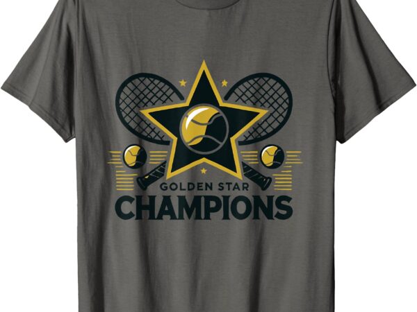 Golden star champions team t-shirt