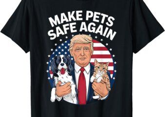 Goose Ohio Cats and Dogs 2024 Debate Make Pets Safe Again T-Shirt