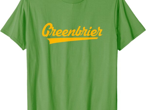 Greenbrier high school vintage swoosh t-shirt