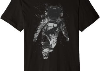 Grunge Astronaut _ Graphic Premium T-Shirt