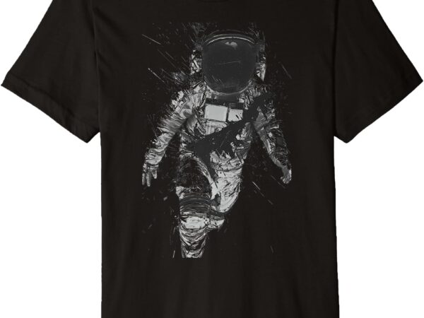 Grunge astronaut _ graphic premium t-shirt