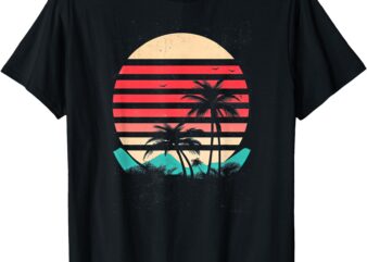 Grunge Beach _ Graphic Streetwear Graphic: Funny 80s / 90s T-Shirt