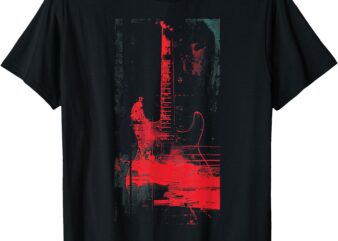 Grunge Guitar _ Graphic Streetwear Graphic: Funny 80s / 90s T-Shirt