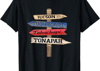 Guideline Tucson Tucumcari Tehachapi Tonapah Tourist T-Shirt