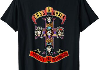 Guns N’ Roses Official Cross T-Shirt