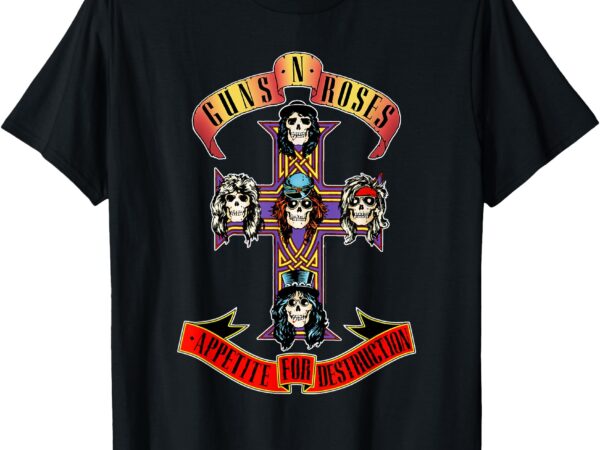 Guns n’ roses official cross t-shirt