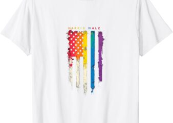 HARRIS WALZ Colorful Streak T-Shirt