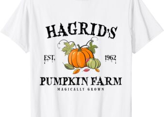 Hagrid’s Pumpkin Farm Fall Autumn Pumpkin Garden T-Shirt