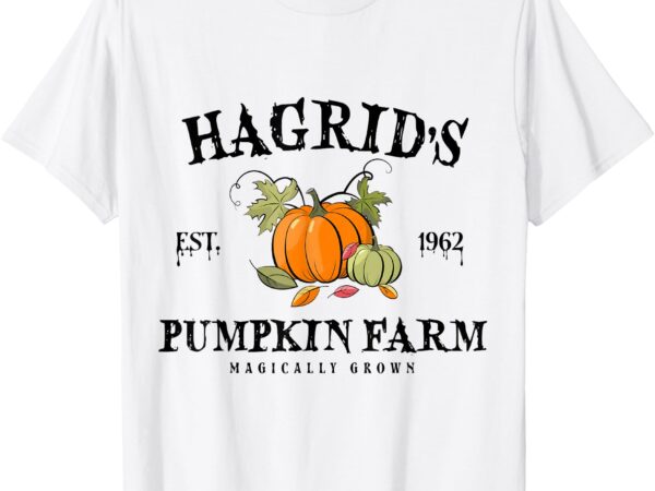 Hagrid’s pumpkin farm fall autumn pumpkin garden t-shirt