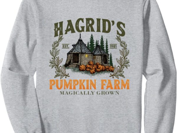 Hagrids pumpkin farm magically grown cute fall sweatshirt