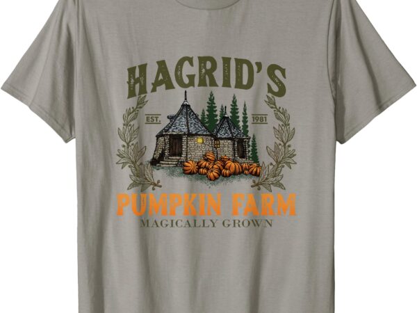 Hagrids pumpkin farm magically grown cute fall t-shirt