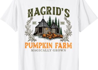 Hagrids Pumpkin Farm Magically Grown Halloween Spooky Season T-Shirt