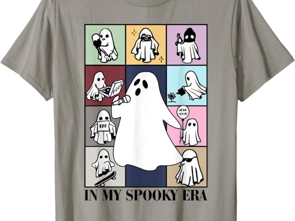 Halloween costume funny ghost in my spooky era kids boy girl t-shirt