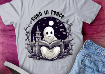 Halloween Ghost Read In Peace Spooky Season Shirt ltsp graphic t shirt