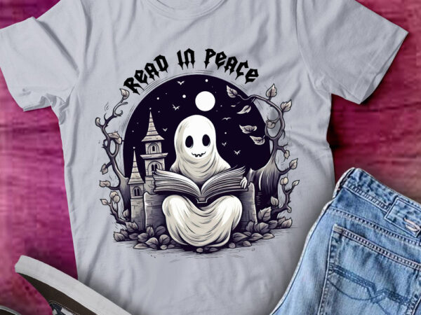 Halloween ghost read in peace spooky season shirt ltsp graphic t shirt