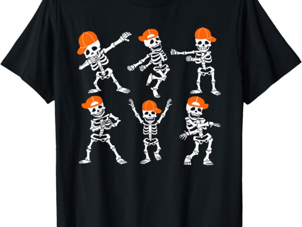 Halloween shirt boys kids toddler dancing skeleton cap funny t-shirt