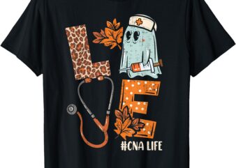 Halloween nurse assistant shirts LOVE CNA life Stethoscope T-Shirt