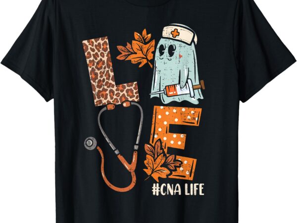 Halloween nurse assistant shirts love cna life stethoscope t-shirt