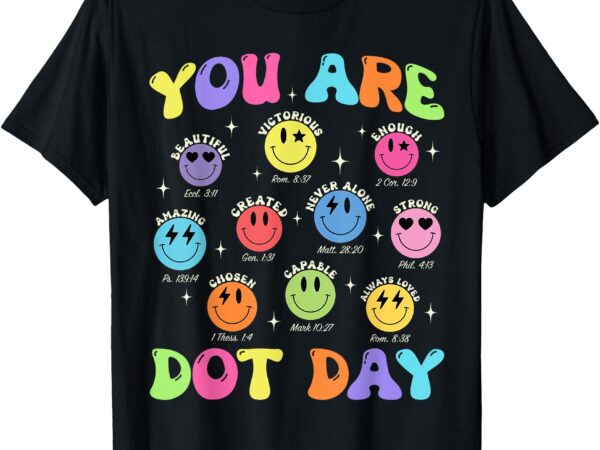 Happy dot day shirts for kids men women teacher smile face t-shirt