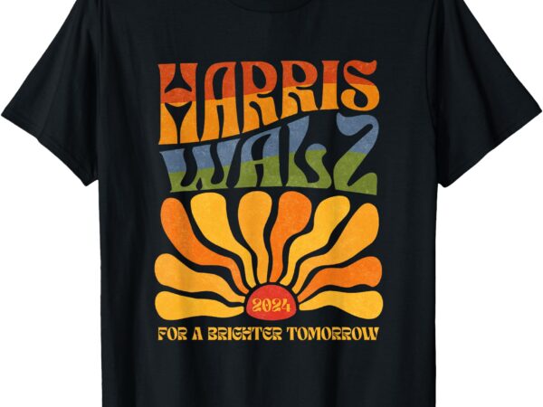 Harris waltz for a brighter tomorrow boho aesthetic t-shirt