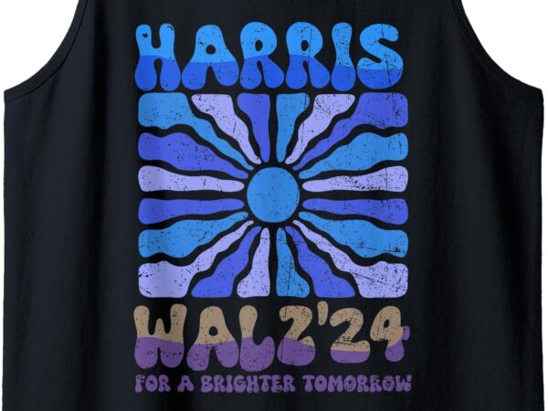 Harris walz’24 for a brighter tomorrow tank top graphic t shirt