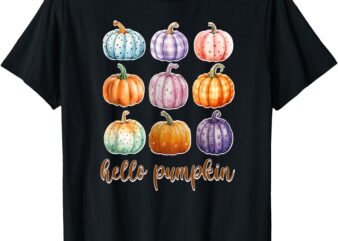 Hello Pumpkin Happy Halloween T-Shirt