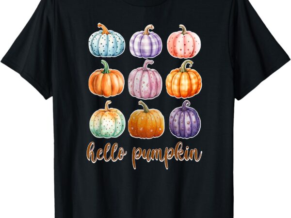 Hello pumpkin happy halloween t-shirt