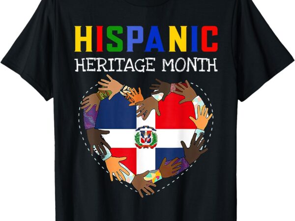 Hispanic heritage month dominican kids boys girls t-shirt