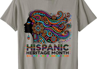 Hispanic Heritage Month Flags Women, Men T-Shirt