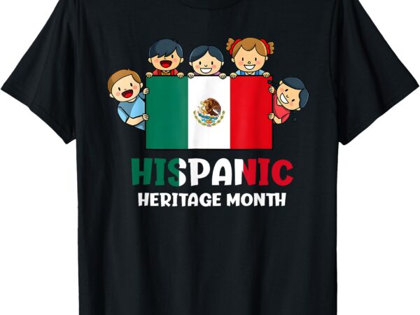 Hispanic heritage month mexico kids boys girls t-shirt