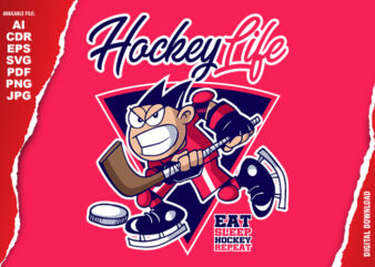 Hockey Life graphic t shirt