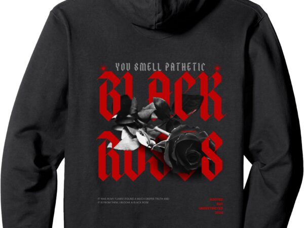 Hoodie for teen black roses men women youth i bloom gift pullover hoodie graphic t shirt