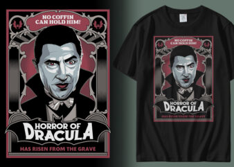 Horror of Dracula graphic t shirt