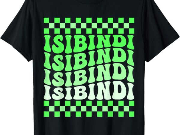 Isibindi house green retro groovy social psychology isibindi t-shirt