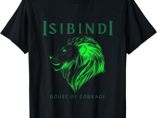 Isibindi lion, house of courage school spirit day attire t-shirt