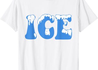 Ice Ice Baby Family Funny Halloween Costume Couples 2024 T-Shirt