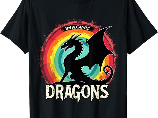 Imagine dragons fantasy dragon t-shirt