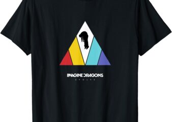 Imagine Dragons Triangle Logo Black T-Shirt