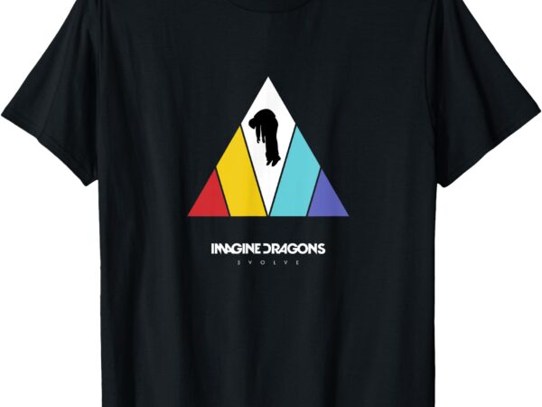 Imagine dragons triangle logo black t-shirt