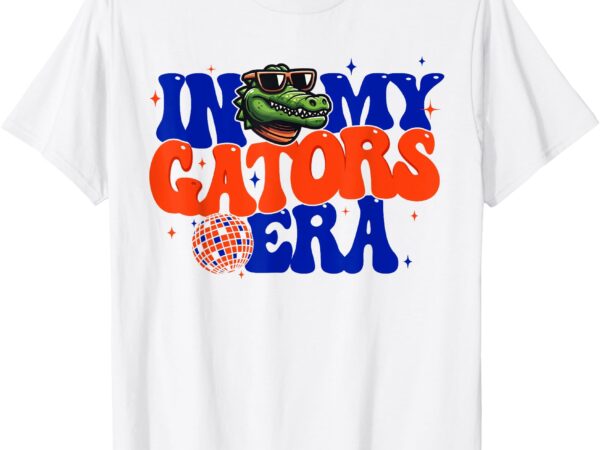 In my gators era game day mascot spirit squad florida groovy t-shirt