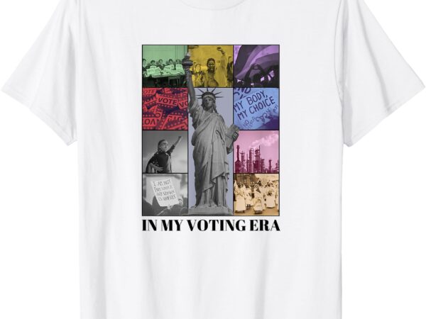 In my voting era, presidential election 2024, harris walz t-shirt