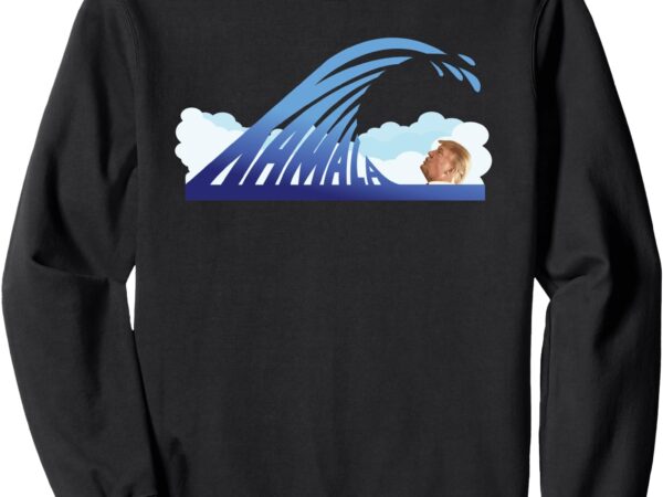 Kamala harris blue wave sweatshirt