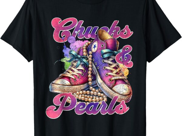 Kamala 2024 chucks and pearls election 2024 t-shirt