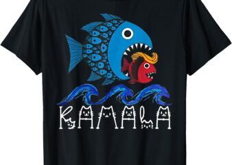 Kamala Fish Eat Fish T-Shirt