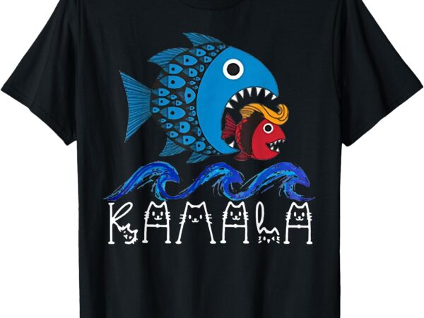 Kamala fish eat fish t-shirt