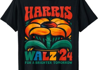 Kamala Harris Tim Walz 2024 Peace LGBT Harris Walz Waltz T-Shirt