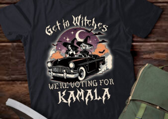 Kamala Harris Vote Feminist Democrat Election First Female Madam President Get in Witches Shirt ltsp